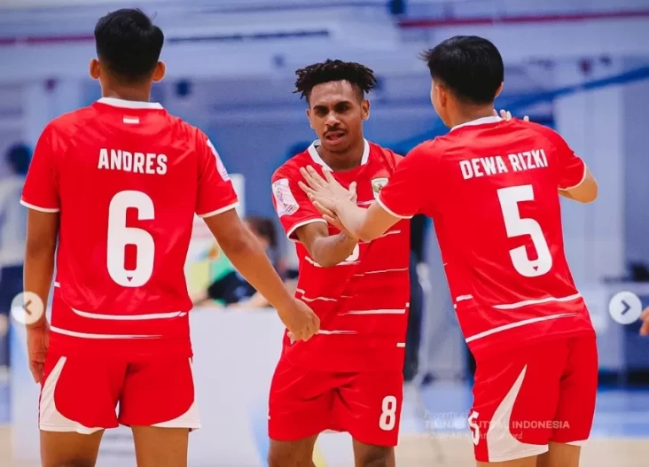 Timnas Futsal Indonesia Menang Telak 7-0